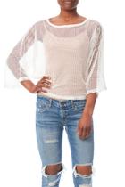  Mesh Pull-over Top