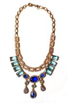  Blue Crystal Necklace