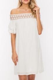  Stitch Embroidered Dress