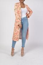  Floral Robe Duster