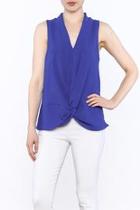 Knotted Sleeveless Top