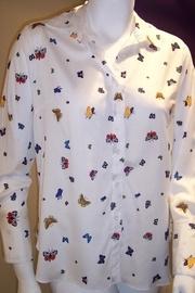  Butterfly Print Blouse