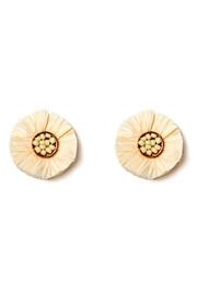  Raffia Stud Earrings