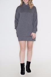  Cowl Sweatshirt Dress