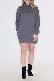 Cowl Sweatshirt Dress