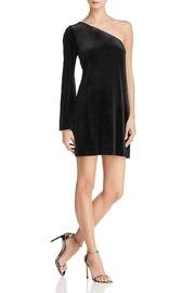  One-shoulder Velvet Dress