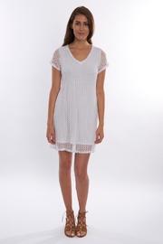  White Mesh Dress