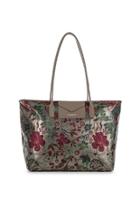  Satin Floral Tote