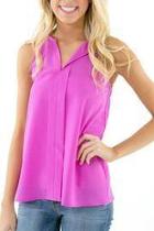  Pleated Racerback Top