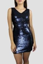  Cutout Sequin Dress