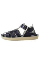  Navy Shark Sandals