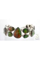  Ammolite Bracelet Sterling