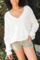  Slouchy Knit Sweater