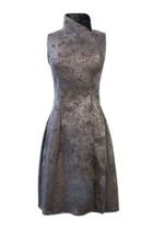  Foil Sheath Dress