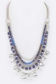  Beads & Fringe Layered-necklace