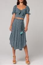  Kingston Printed Maxi-skirt