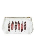  Feathers Zip Pouch