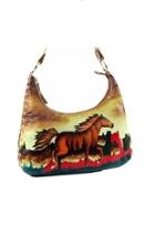  Hand-painted Horse Purse