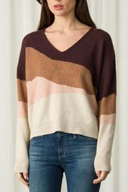  Long Sleeve V Neck Sweater