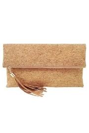  Cork Tassel Clutch
