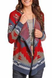 Aztec Open Sweater