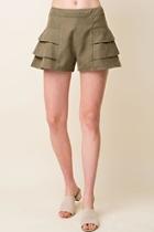  Suede Tired Shorts