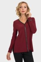  Burgundy/black Trim Top
