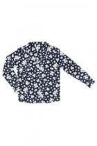  Leafy Pyjama Top