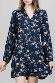 Floral Button Up Dress
