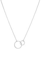  Sterling-silver Circle Necklace