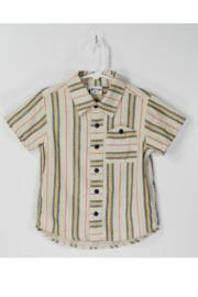  Gauze Striped Shirt