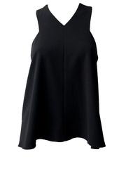  Structured V-neck Top