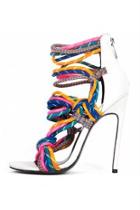  Multi-colored Rope Heels