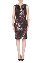  Leatherette Trim Dress