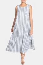  Striped Linen Maxi Dress