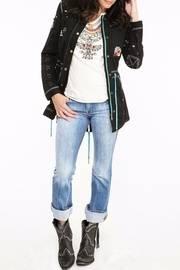  Eyelet Tunic Jacket