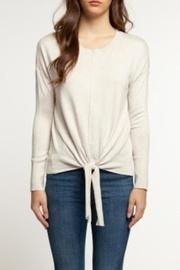  Light Tie-front Sweater