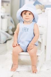  Monogrammed Seersucker Hat