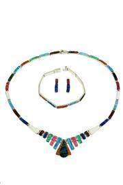  Multicolor Opal Necklace Set