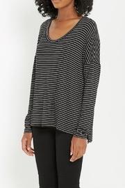  Black Stripe Comfy-top