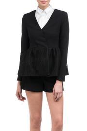  Black Peplum Blazer