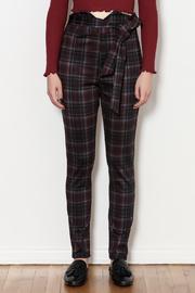  Tie Plaid Pants
