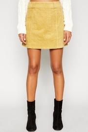  Mustard Corduroy Skirt