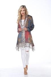  Patchwork Chiffon Cardigan