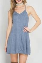  Flare Blue Dress