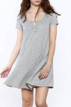  Grey Short Sleeve Dress