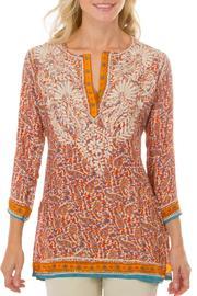  Silk Embroidered Tunic