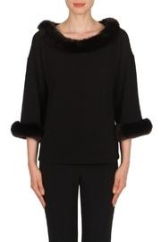  Black Fur Sweater