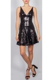  Sequin Skater Mini-dress