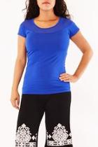  Mesh Yoke Top